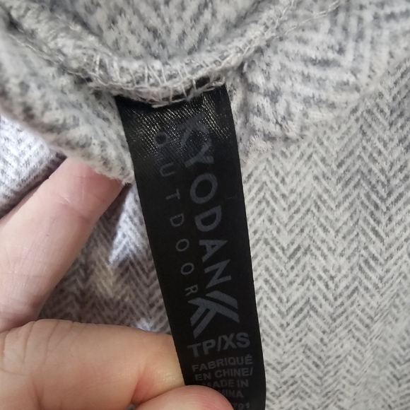 Kyodan‎ Outdoor Pants Womens XS Twill Knit Soft Gray Warm Winter Jogger Elastic - Picture 6 of 12